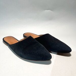 Madewell The Remi Mule In Back Suede 10